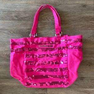 Victoria Secret Pink Sequin Bag NWOT